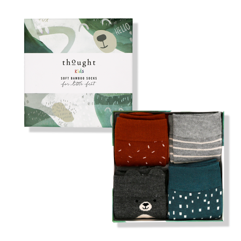 Buy socks online for kids socks, patterned socks and crew socks made in bamboo organic cotton with exclusive gift box set.