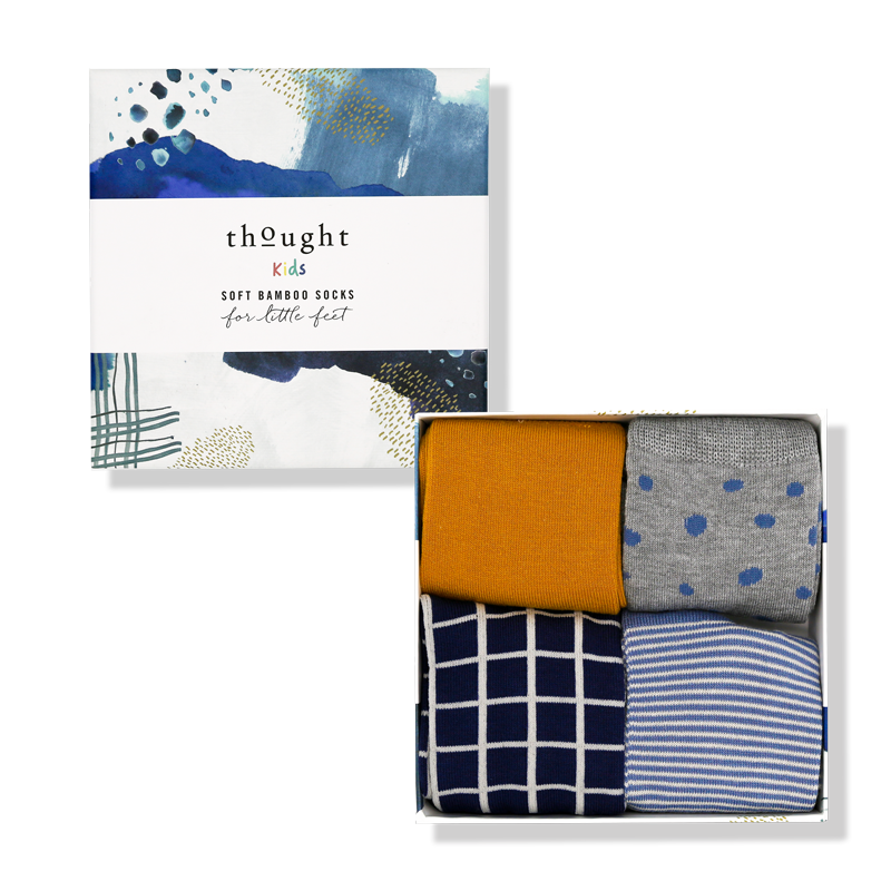 Buy socks online for kids socks, patterned socks and crew socks made in bamboo organic cotton with exclusive gift box set.