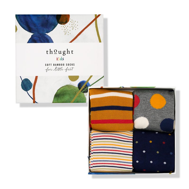 Buy socks online for kids socks, patterned socks and crew socks made in bamboo organic cotton with exclusive gift box set.