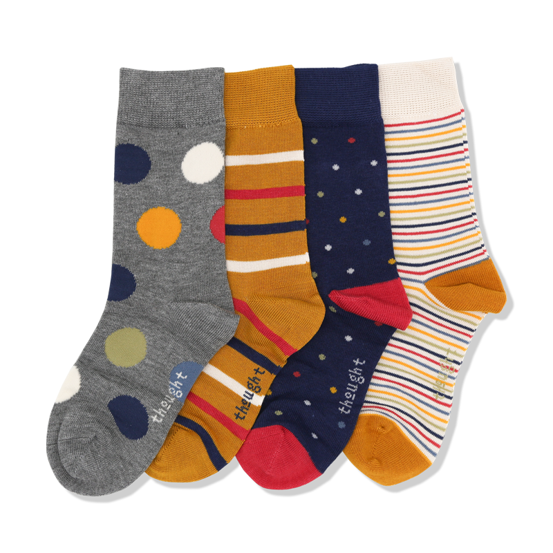 Buy socks online for kids socks, patterned socks and crew socks made in bamboo organic cotton with exclusive gift box set.