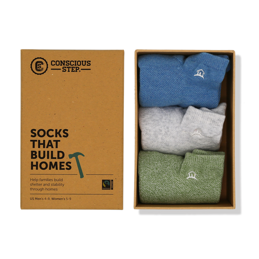 Socks That Build Homes Gift Box (3 Pairs)