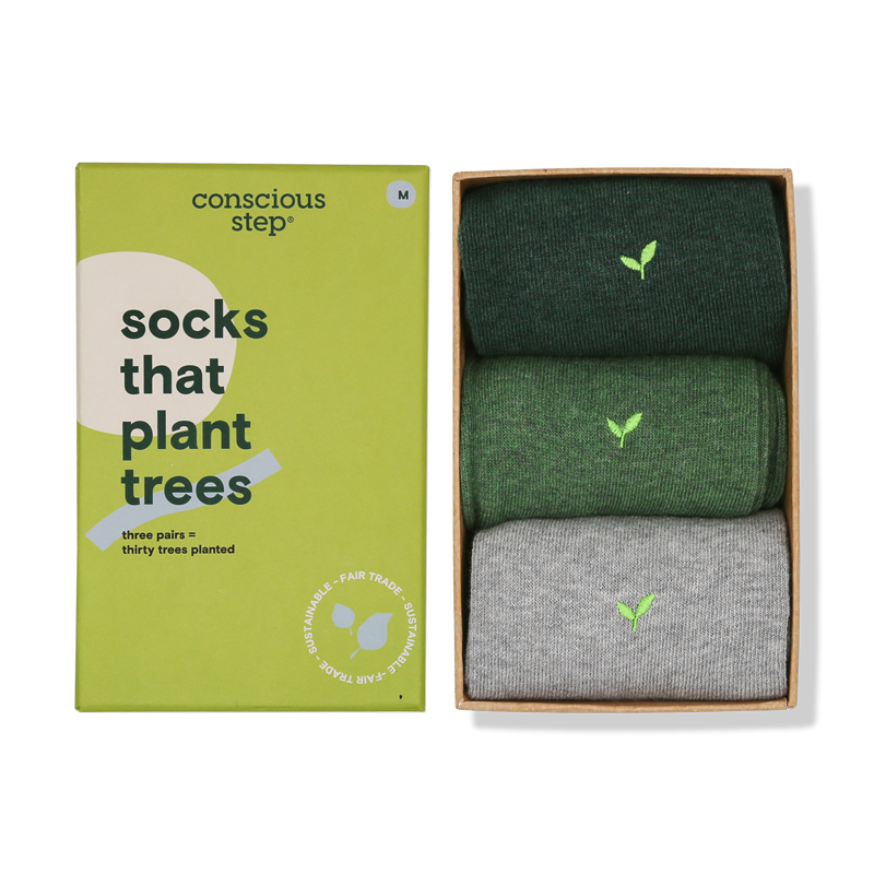 Socks That Plant Trees Gift Box (3 Pairs)