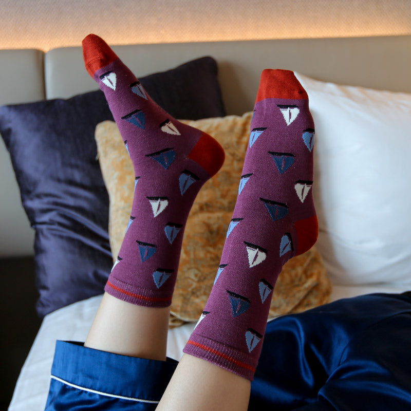 Shop online for high quality bamboo organic cotton socks, patterned crew socks for ladies socks and socks for women.