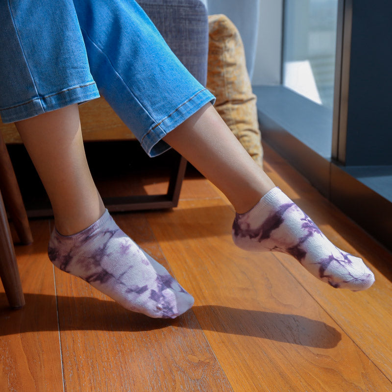 Tie Dye Bamboo Trainer Socks – Our Sock Stories